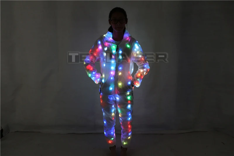 LED Luminous Couple Suit Unisex LED Luminous Jacket FOR