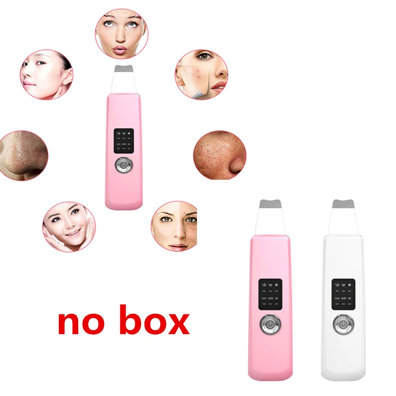 

Drop Ship Ultrasonic Face Skin Scrubber Beauty Instrument Pore Deep Cleaning Acne Blackhead Removal Machine Face Care Tools