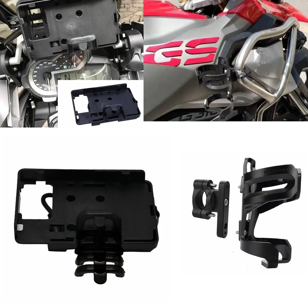Для BMW R1200GS Crash Bar Water Bott мобильный телефон навигационный кронштейн ADV F700 800GS CRF1000L