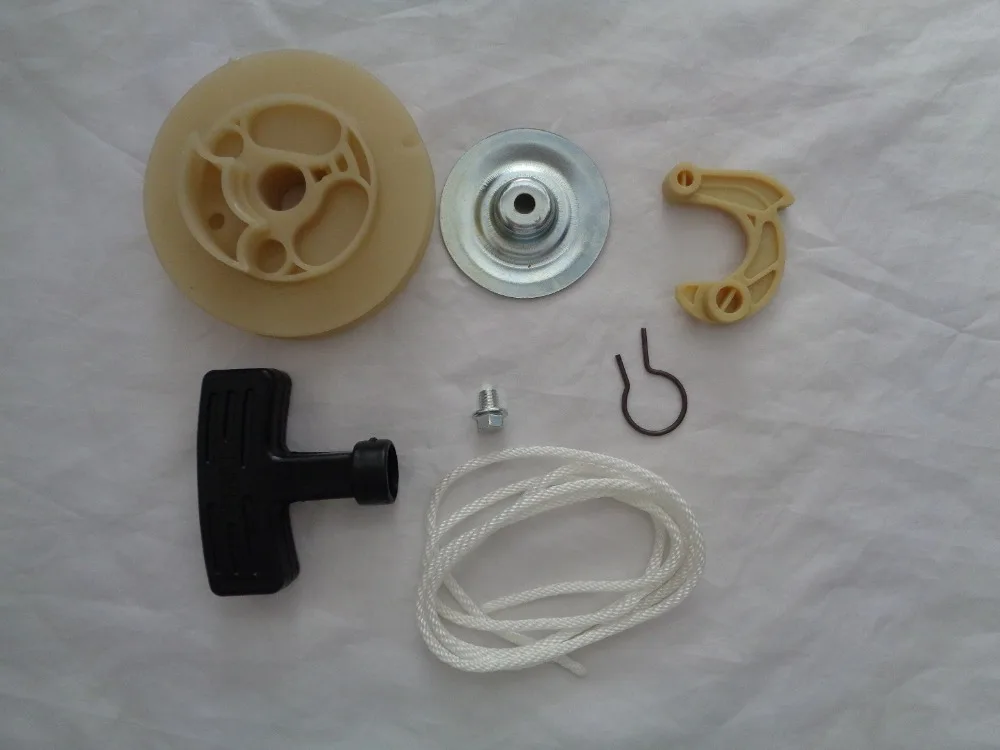 ET950 ET650 Pull Recoil Starter Repair KIT 7PCS(Knob+Rope+Wheel+Claw+Clip+Press Cover+Screw) Drum Wheel Bearing Plate | Обустройство