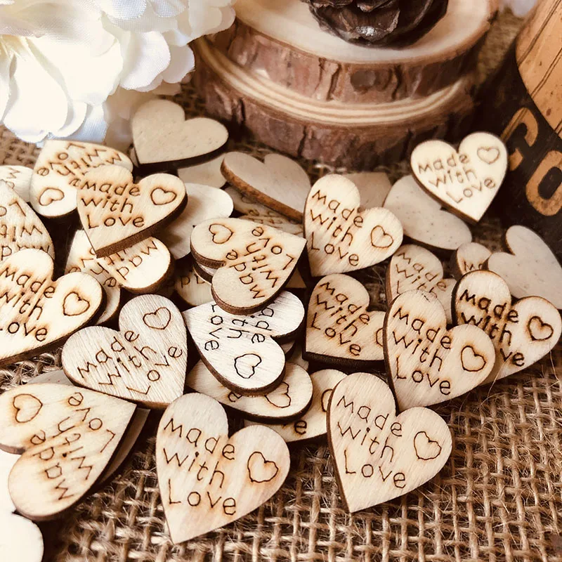 small wood heart made with love 2cm (5)