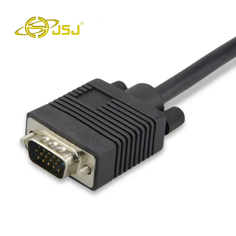 JSJ 3 RCA Женский конвертер новый VGA к видео ТВ выход S Video AV адаптер высокое качество