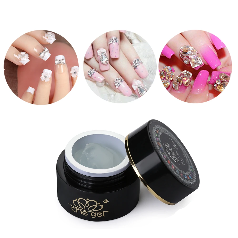Buy 6g DIY Nail Art Rhinestones Gel Glue UV Adhesives