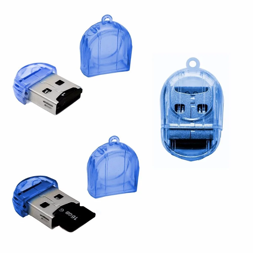 1 шт. мини USB 2,0 TF Nano картридер 2 микро-sd SDXC считыватель карт памяти ПИСАТЕЛЬ USB флэш-накопитель считыватели карт памяти