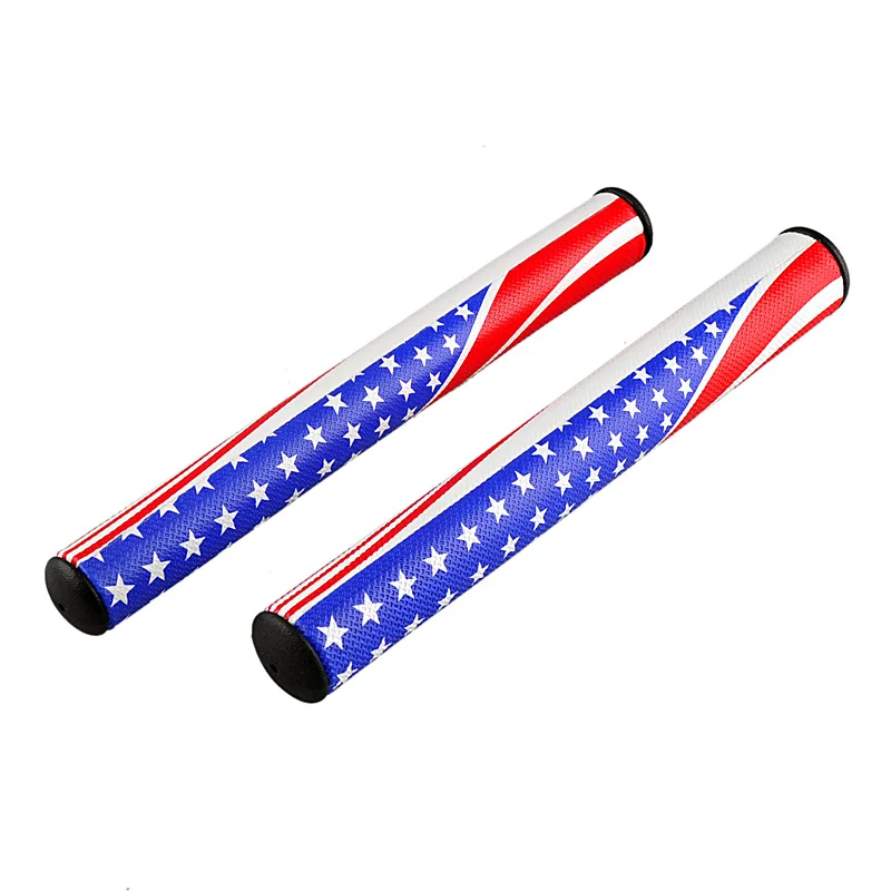 

2017 Hot sale New Golf grips 2.0/3.0 high quality PU Golf putter grips U.S. Flag unique Design brand new all-weather golf grips