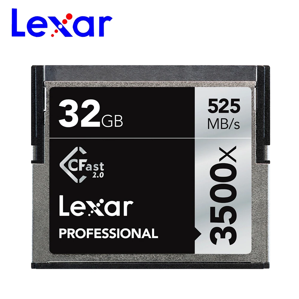 Профессиональная карта памяти Lexar 32 Гб 64 Гб 128 ГБ 256 ГБ 512 ГБ карта CF 3500x525 Мб/с CFast 2,0 sd-карта для SLR HDV VPG-130 камеры