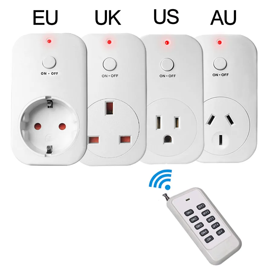 Control plug. Wireless outlet controlled by radio. Ночник в розетку. Control plug. Розетка 433 мгц.