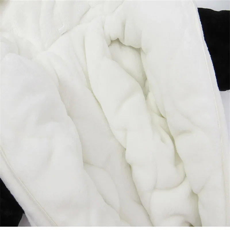 Explosion Models Cartoon Panda Animal Kids Bag Foot Rompers Baby Jumpsuit Newborn Winter Outwear Clothes Baby Clothes Wholesaler10