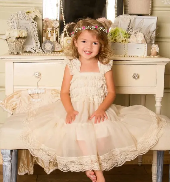 rustic chic flower girl dresses