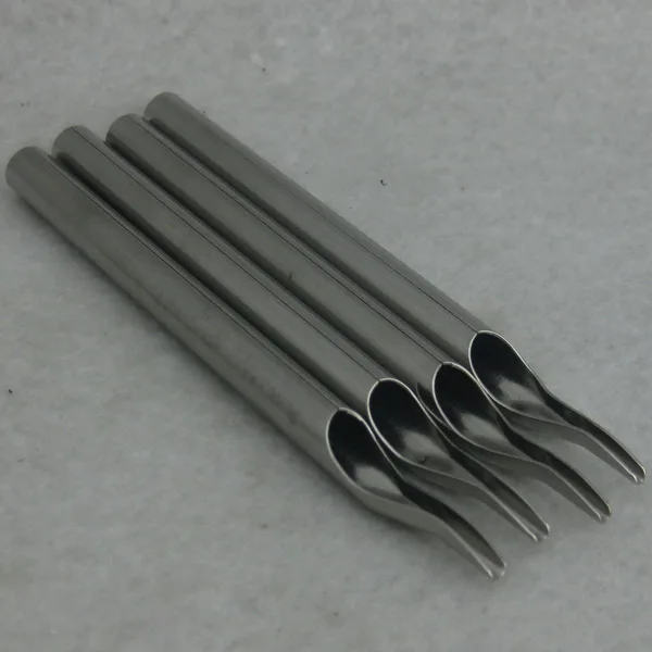 

3PCS Round Tips 3/5 7/9 11/14 16/18R 105mm Extra Long Stainless Steel Tattoo Tip Tubes Supply