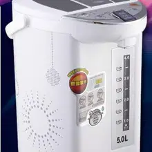 304 Нержавеющая сталь электрическая термос 5L большая емкость воды чайник Электрический чайник