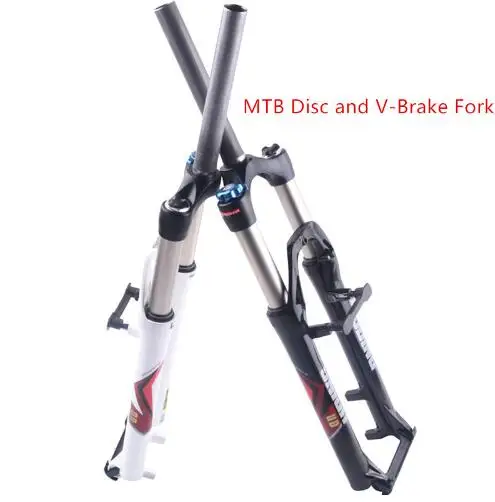 

UDING 26 27.5 Inch Straight Tube oil spring Disc & V-Brake Manual Control mtb mountain Bike Bicycle Suspension Fork