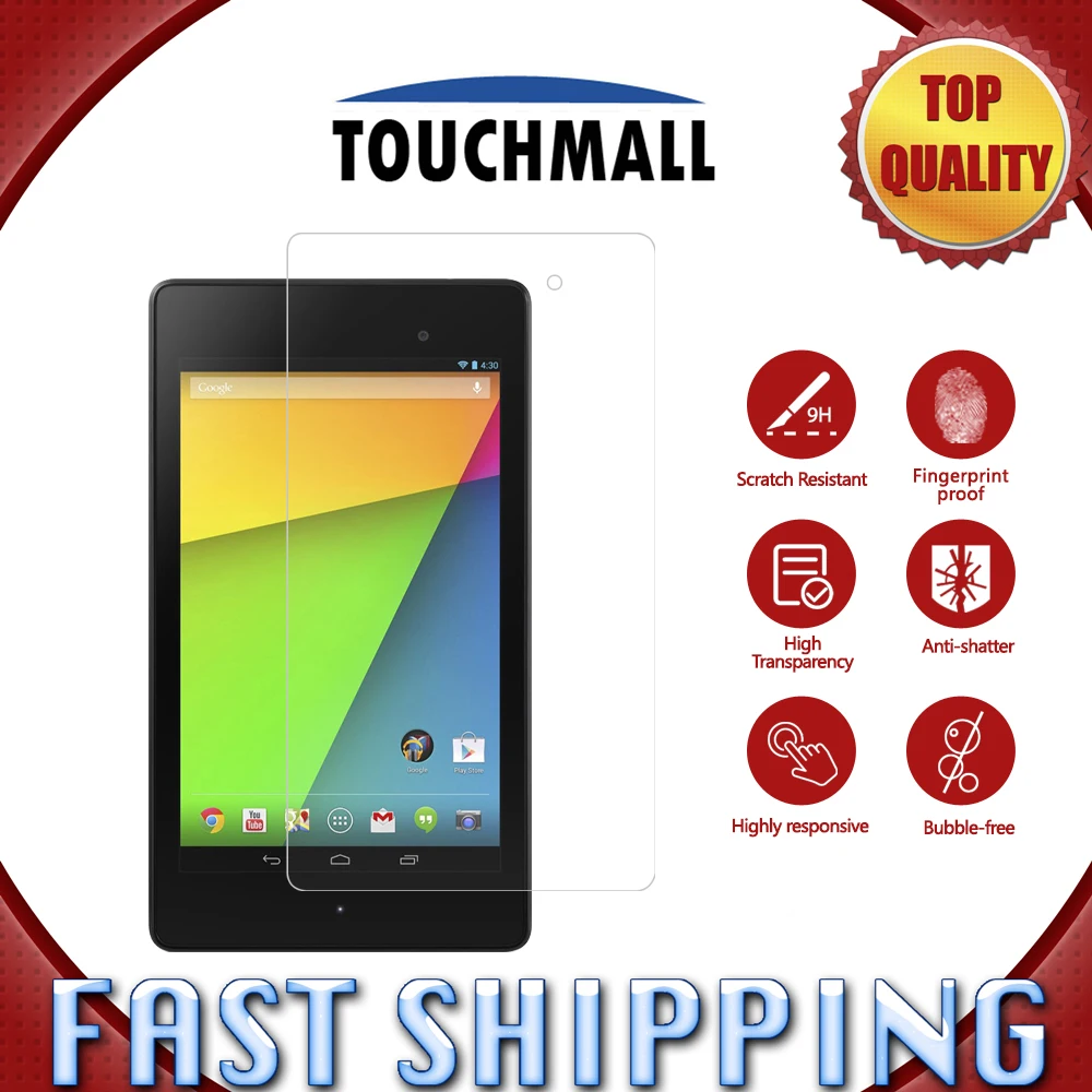 

Tempered Glass For Google Nexus 7 2nd 2013 ME571 ME571K ME572CL Screen Protective Film Scratch Proof Ultra Clear
