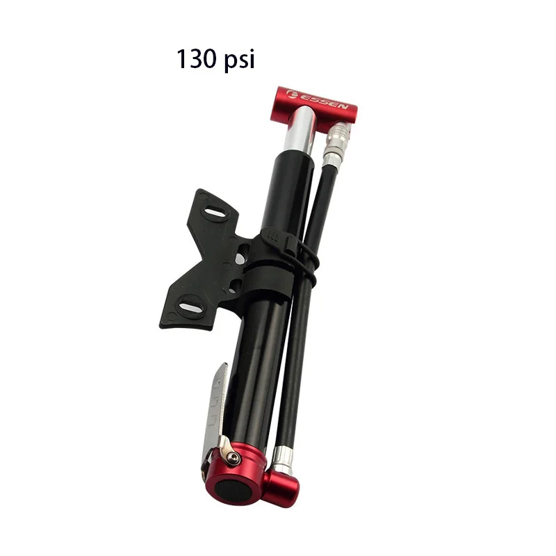

ESSEN Bicycle Pump Cycling MTB Carbon Fiber Pump Portable Air Inflator Presta Schrader Valve Pump 130 Psi bomba para bicicleta