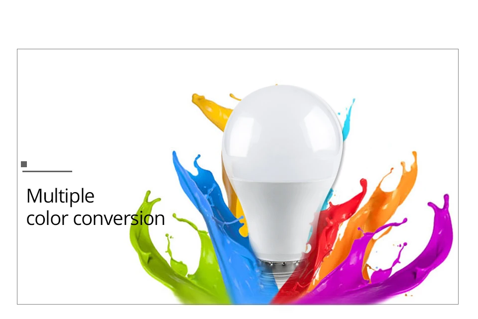 110V 220V E27 RGB LED Bulb Light Dimmable 5W RGB Lampada Changeable Colorful LED Lamp With IR Remote Control+Memory Mode (3)