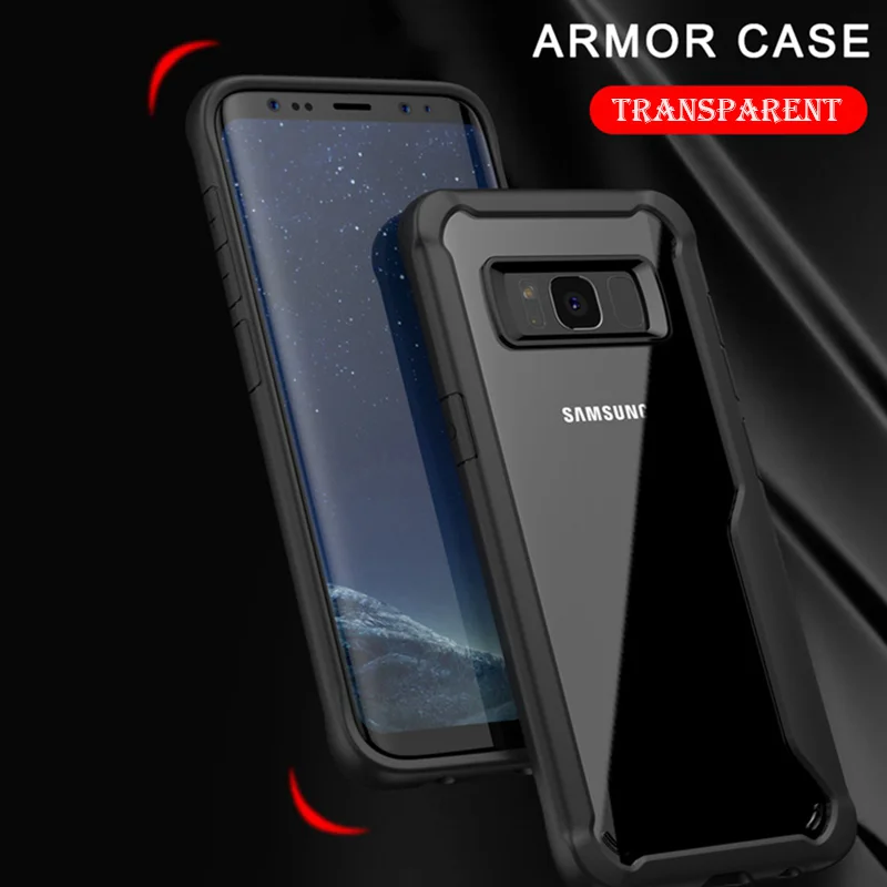 Ultra Thin Hard Armor Case for Samsung Galaxy S10 Plus 360 Shockproof Capa S8 S9 S10e Note 8 9 |