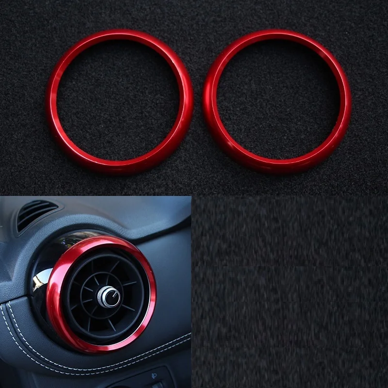 

Modified Auto Chromium Air Conditioner Interior Dashing Trim Bright Sequins Modification Covers 17 18 FOR Morris Garages MG ZS