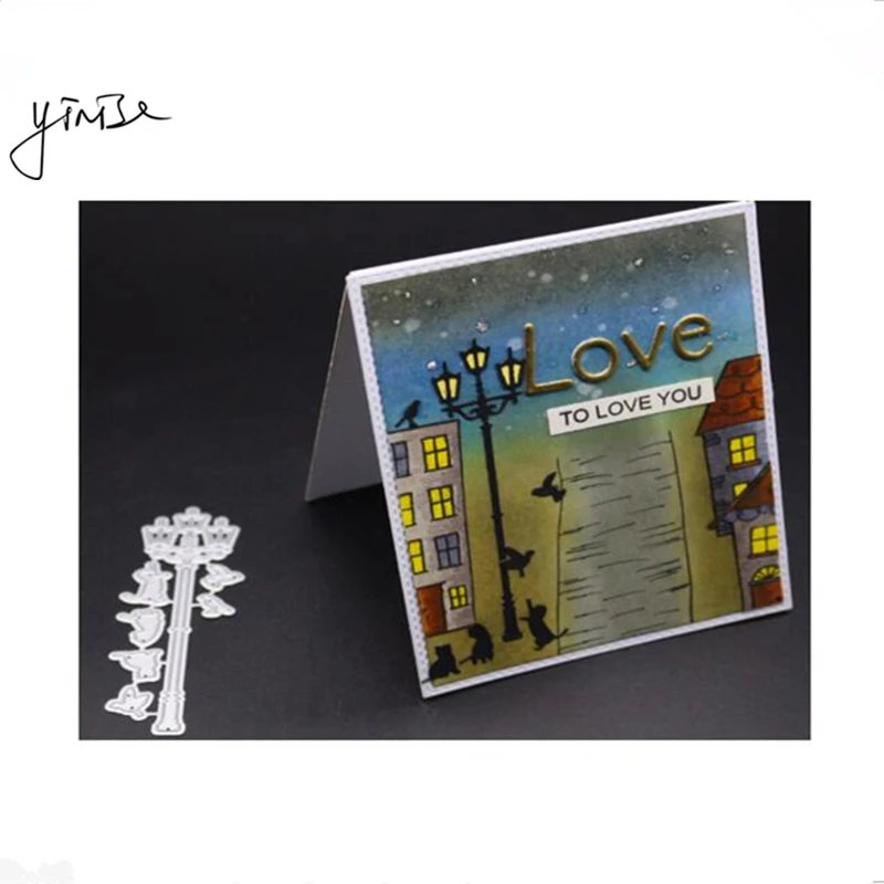 

Scrapbook BIRD LAMP Metal Cutting Dies For Scrapbooking Stencils DIY Album Cards Decoration Embossing Folder Die Cuts Cutter