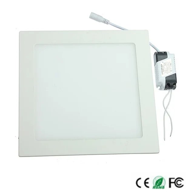 

Ultra Thin Led Panel Downlight 3w 4w 6w 9w 12w 15w 25w Square LED Ceiling Recessed Light AC85-265V LED Panel Light SMD2835