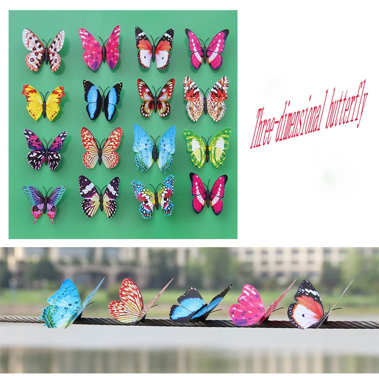 10pcs/set Multicolor Luminous 3D Butterfly Wall Stickers 4 style PVC Fluorescence Butterflies Party Kids Bedroom Decoration 10pcs/set Multicolor Luminous 3D Butterfly Wall Stickers 4 style PVC Fluorescence Butterflies Party Kids Bedroom Decoration