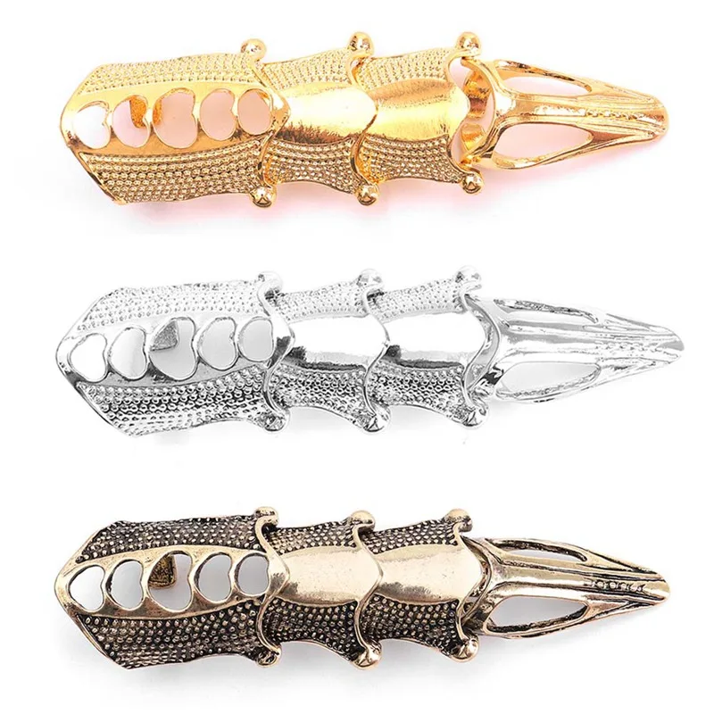 

1Pcs New Fashion Unisex Cute but Stylish Gothic Punk Joint Knuckle Full Finger Claw Ring