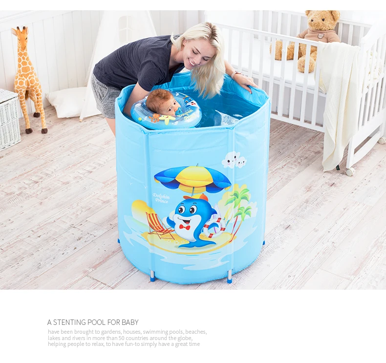 Детские надувные регулируемые кронштейны типа бассейн дома изоляции утолщение очень большая ванна бочонок двойной ПВХ материал