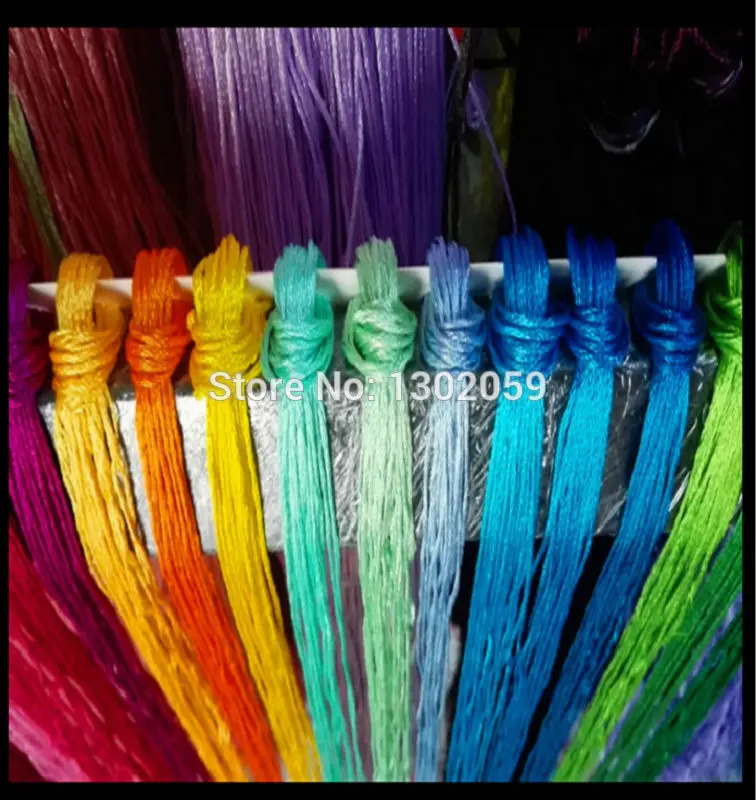 New High Quality 1 Lot=100 pieces Cross Stitch Silk Thread Yarn Floss Free Shipping