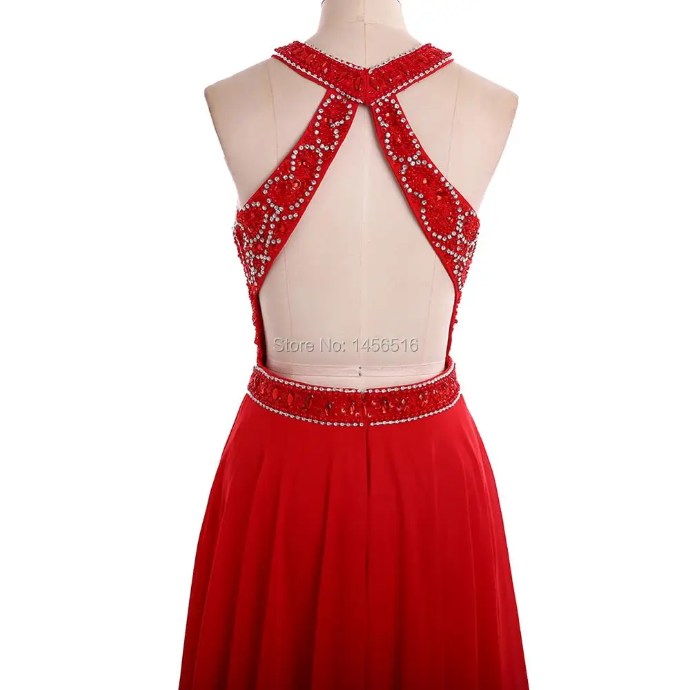 Красные Очаровательные платья на выпускной, длинные, украшенные бисером, Vestidos formatura, с кристаллами, вечерние платья, платье, Galajurken