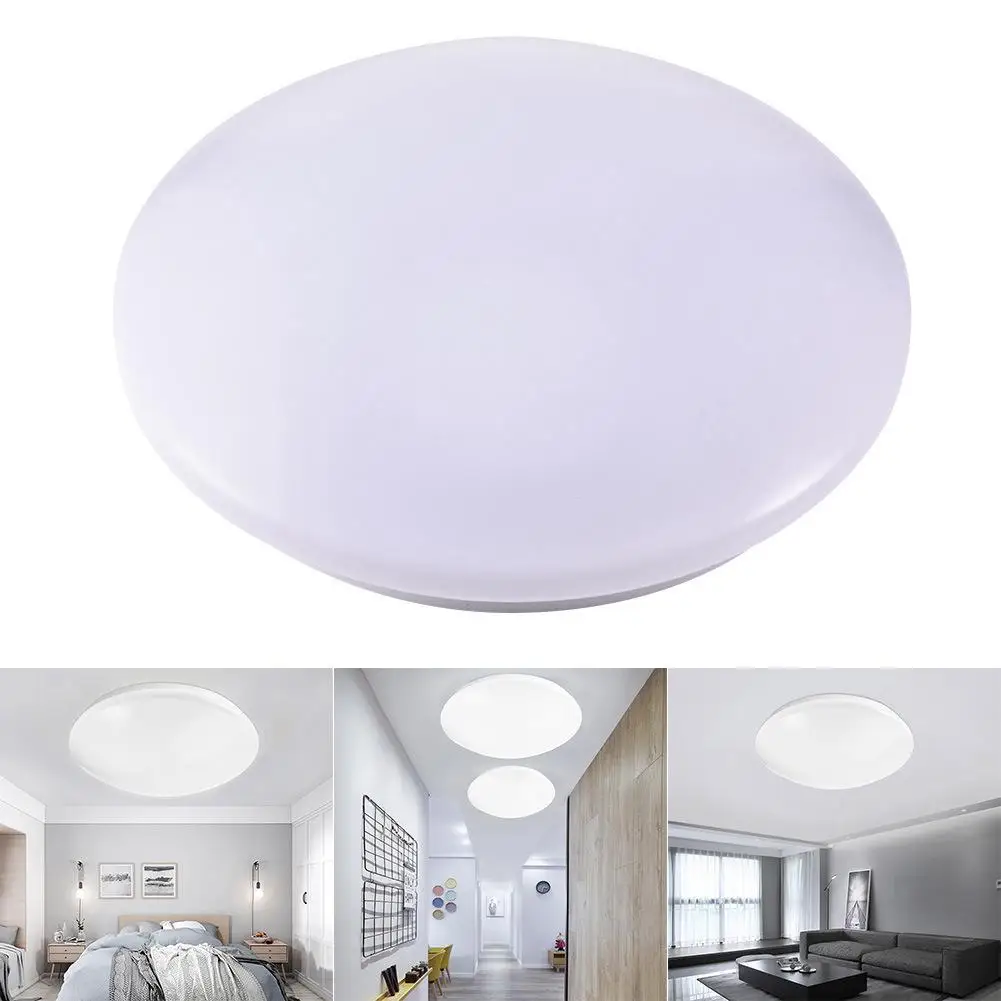 

48W Wireless WiFi LED Smart Ceiling Bread Light Bulb APP Remote Control RGB Lamp #02