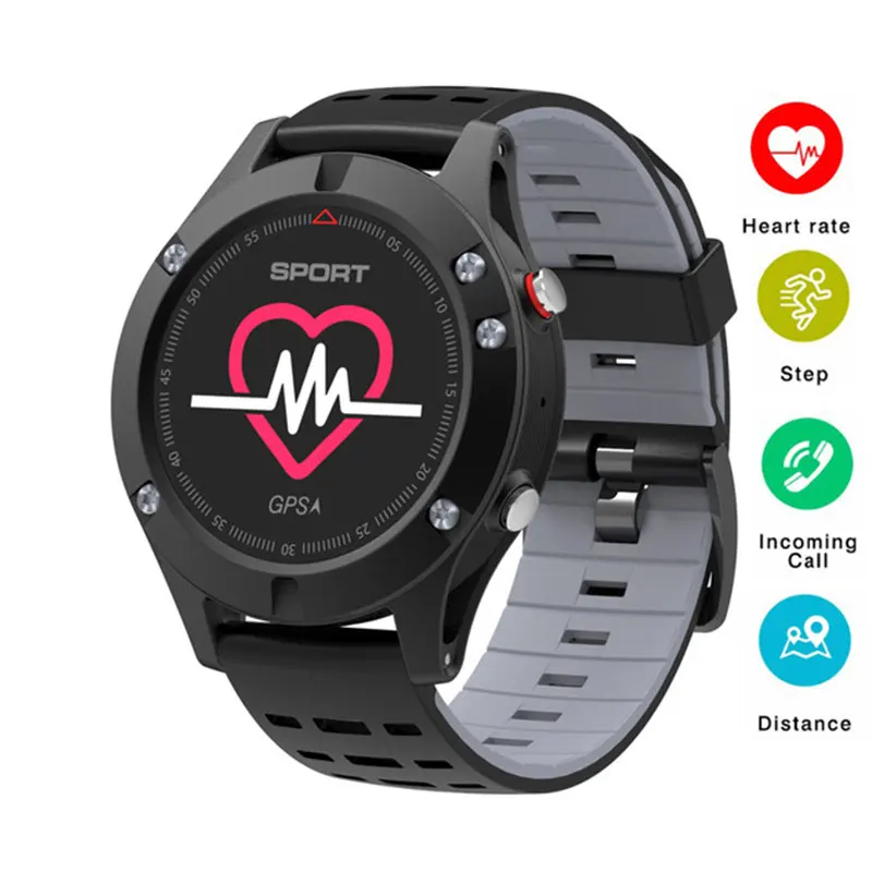  No. 1 F5 GPS Smart Uhr Höhenmesser Barometer Thermometer Bluetooth 42 Smartwatch Tragbare geräte fü