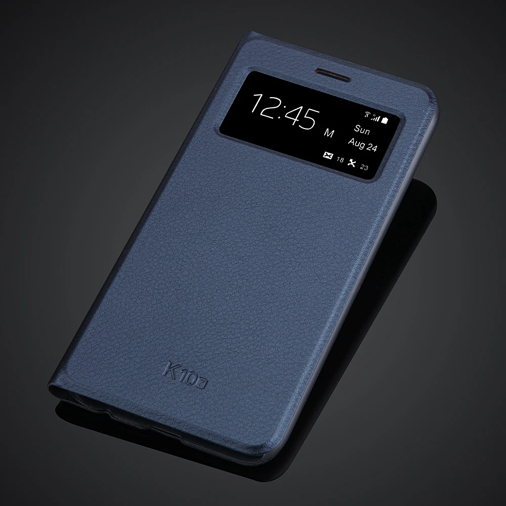 Высококачественный модный роскошный флип чехол из искусственной кожи для LG K10 2017