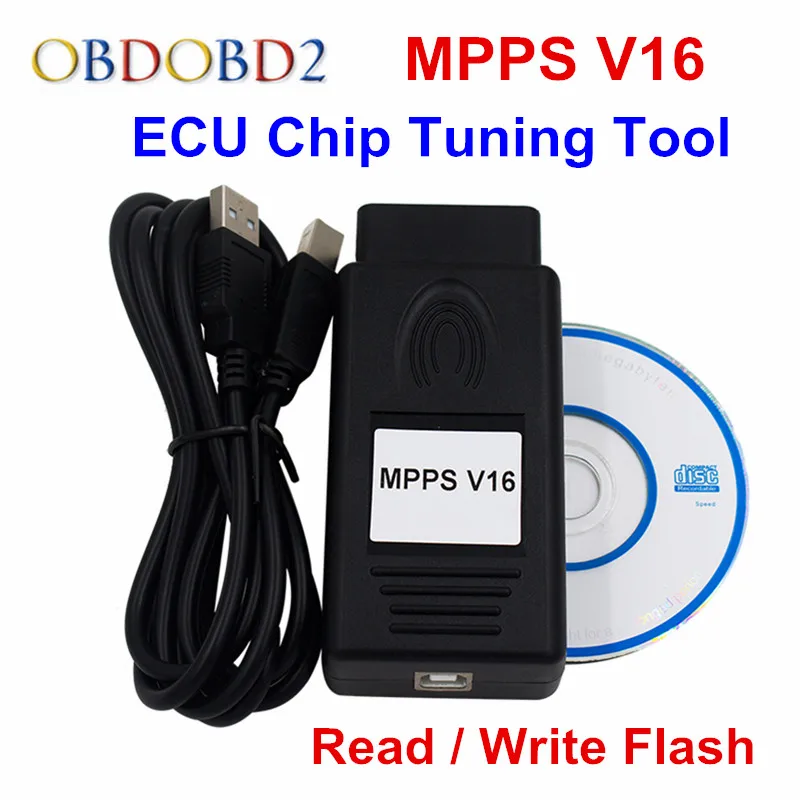 Программатор ECU MPPS V16 устройство для чтения и записи с чипом OBDII OBD2 универсальных