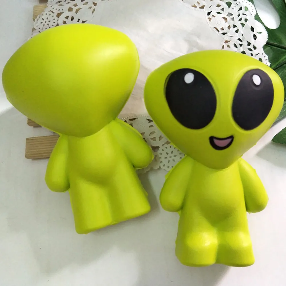 Сжимайте мягкие большие глаза инопланетянин медленно поднимающиеся Мячи ароматизированные сжимайте снятие стресса игрушка забавный подарок Z0225