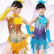 Блесток бахрома Franja Roupa Halteres Vestido De Baile латиноамериканские танцевальные костюмы для самбы латинские Бальные платья для бальных танцев