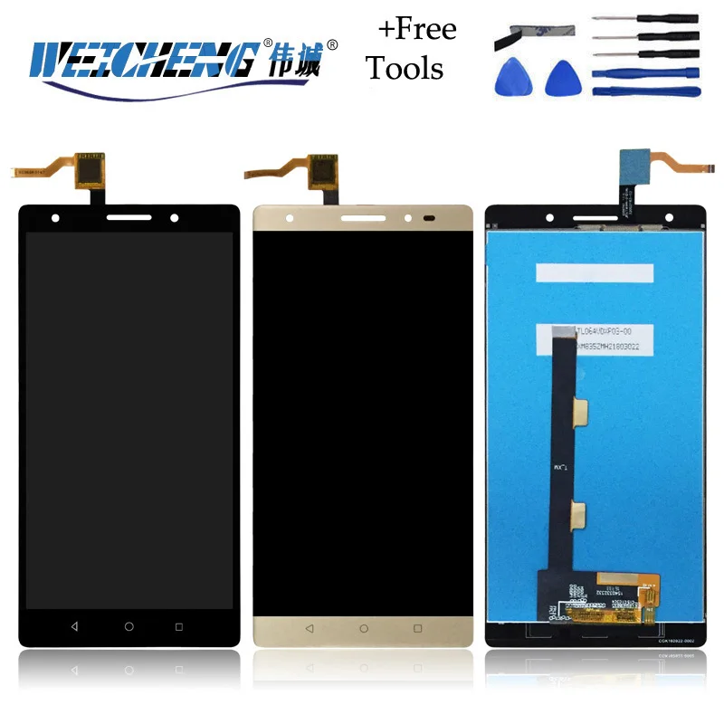 

LCD Display Screen For Lenovo Phab 2 Plus lcd touch glass sensor For LENOVO PB2-670N PB2-670Y PB2-670M