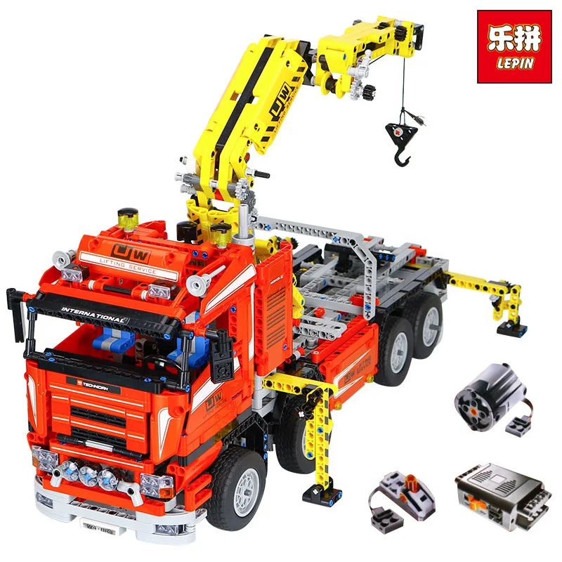 

Lepin 20013 20102 Mustang Hoonicorn Technic Toys crane MOC-16915 Racing Car Set Building Blocks Bricks Kids Toys legoingly Gift