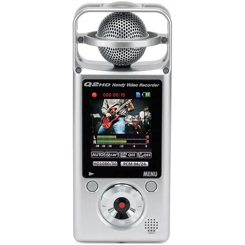 ZOOM Q2HD 1080P HD Цифровая видеокамера рекордер Профессиональный диктофон mp3 SLR микро