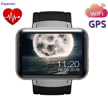 

Espanson Dm98 Smart Watch 3G Android 5.1 WiFi GPS Bluetooth 4.0 Heart Rate Sport Wristwatch Phone Dial Call Camera Clock Fitness