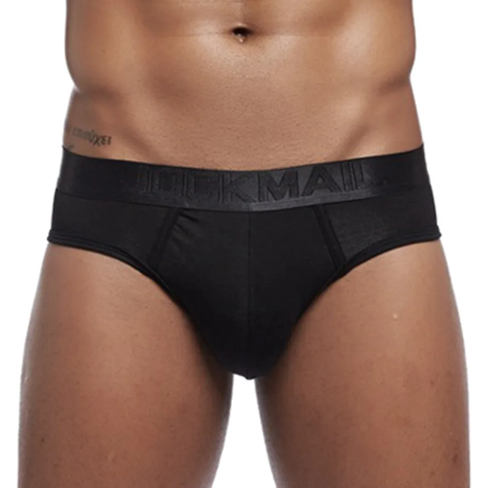

feitong Mens Underwear Knickers Triangular Shorts Gay Jockstrap Solid Underpants Men Briefs Cotton Mens Slip Male Panties