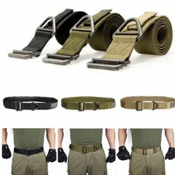 

HOT New Men Army Style Tactical Belt Military Training Nylon Belt Strap Survival Tactical Belt Fashion High Quality