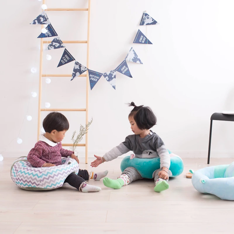 Baby Plush Soft Sofa Toy Play Mat Support Seat Infant Cotton Safety Travel Car Pillow Kid Stuffed Cushion For BirthdayXmas Gift  (2)
