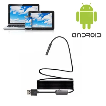 Android Endoscope Camera 5.5MM Lens 1m/1.5m/2m/3.5m/5m Snake Wire Android Borescopes Mini Camera For PC Android Phone Android Endoscope Camera 5.5MM Lens 1m/1.5m/2m/3.5m/5m Snake Wire Android Borescopes Mini Camera For PC Android Phone