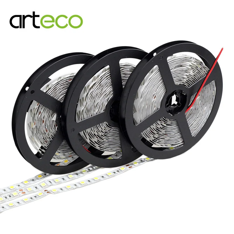 DC24V-5050-LED-Strip-light-IP20-non-waterproof-60leds-m-5m-LED-strip-5050-RGB-White
