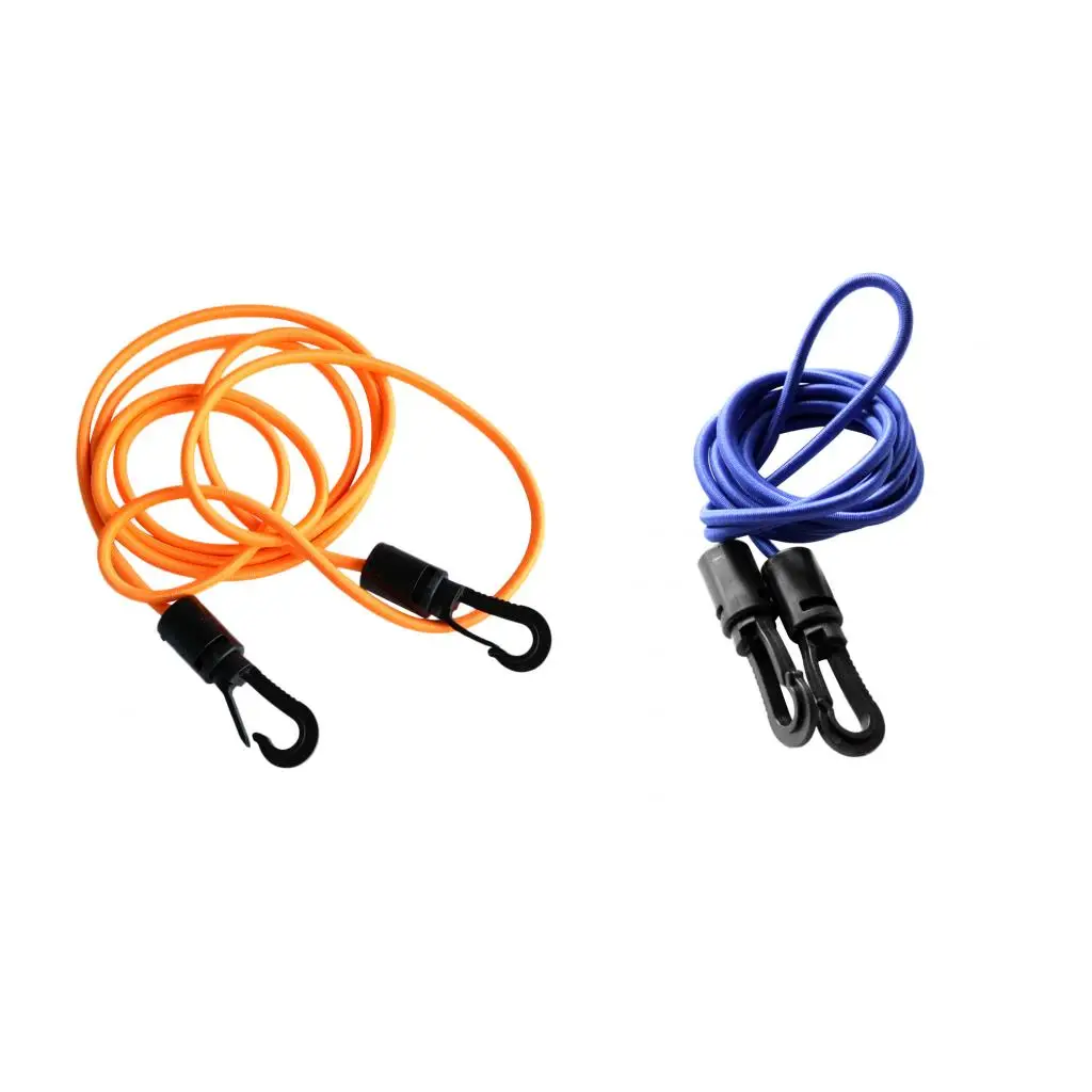UV Protection Elastic Bungee Shock Cord String Rope with Hooks for