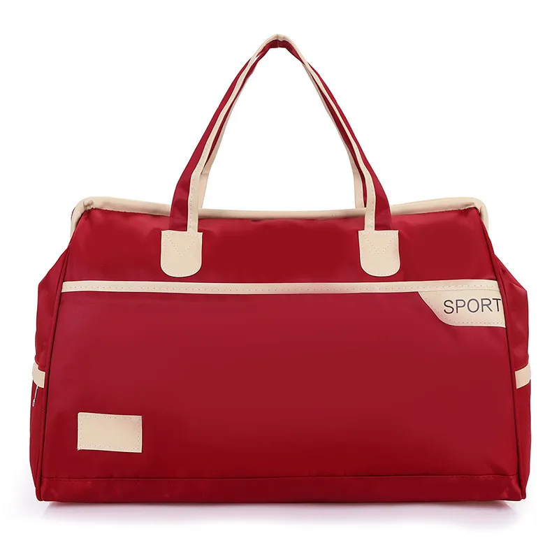 Женские дорожные сумки, модные вместительные водонепроницаемые сумки для ручной клади, мужские повседневные дорожные сумки Bolsa Viagem - Цвет: red