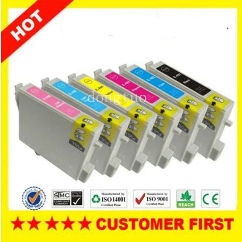 6 чернильных картриджей для T R200 R220 R300 R300M R320 300 500 600 630|ink cartridge|replacement cartridgeink cartridge for