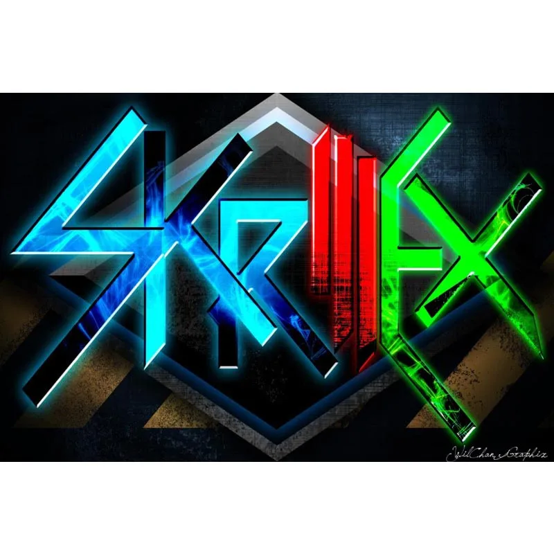 Красивый постер Skrillex на заказ тканевые постеры для домашнего декора лучший