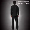 Jacket + Pants Men Formal Business Suits Pants Chinese Tunic Suits Black New Arrival Traditional Mandarin Plus Size XXXXL F048 5