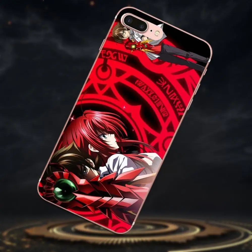 Школьная Dxd логотип для Sony Xperia Z Z1 Z2 Z3 Z4 Z5 compact Mini M2 M4 M5 T3 E3 E5 XA XA1 XZ Премиум ТПУ