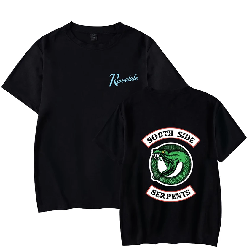 Мужская Уличная футболка ривердейла 2XS 4XL Повседневная унисекс для мальчиков и